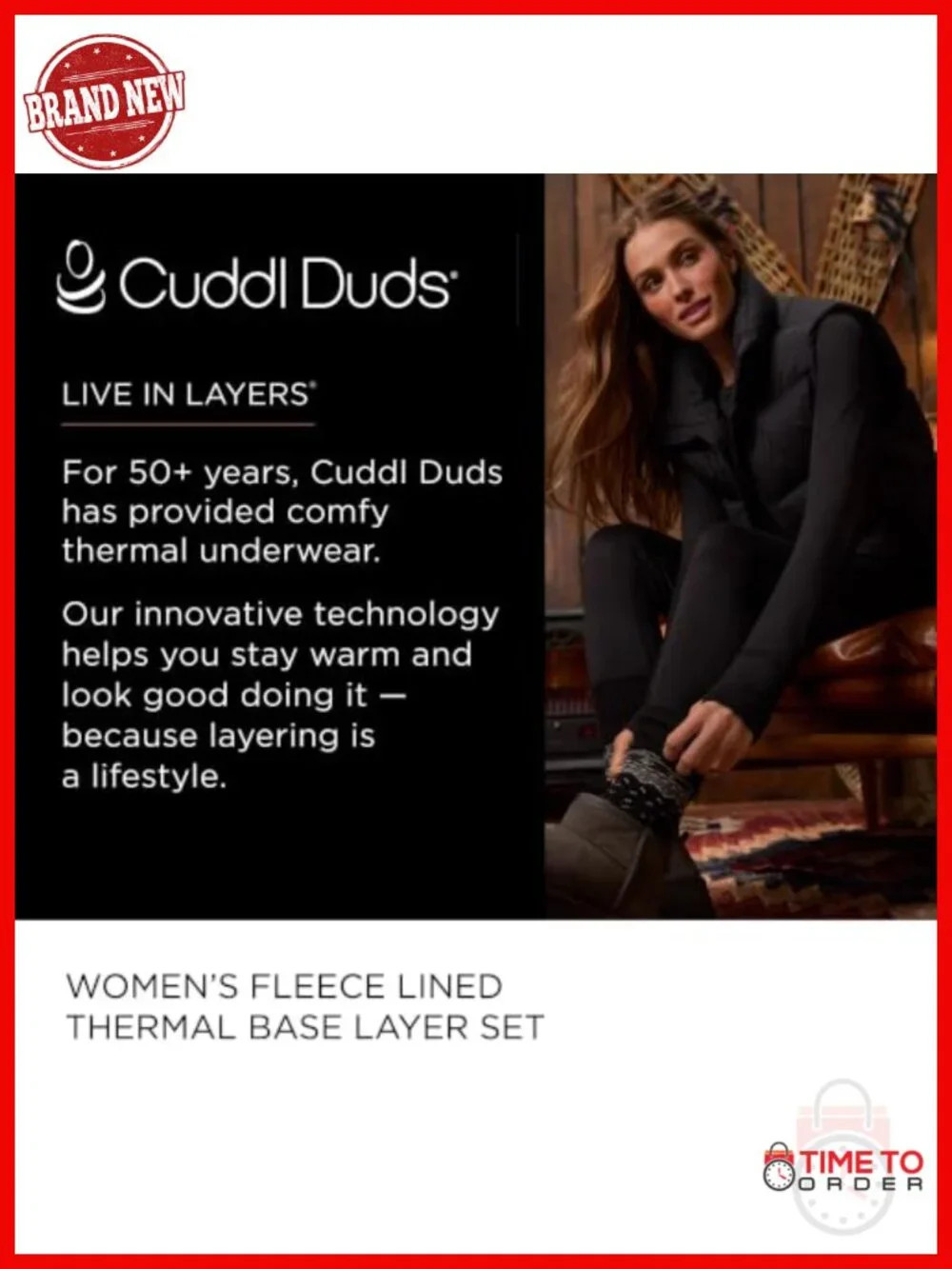 Heavyweight Fleece Lined Thermal Set – Long Sleeve Top & Leggings